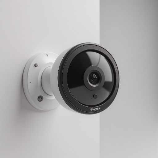 Smart home security camera with night vision, wireless connectivity